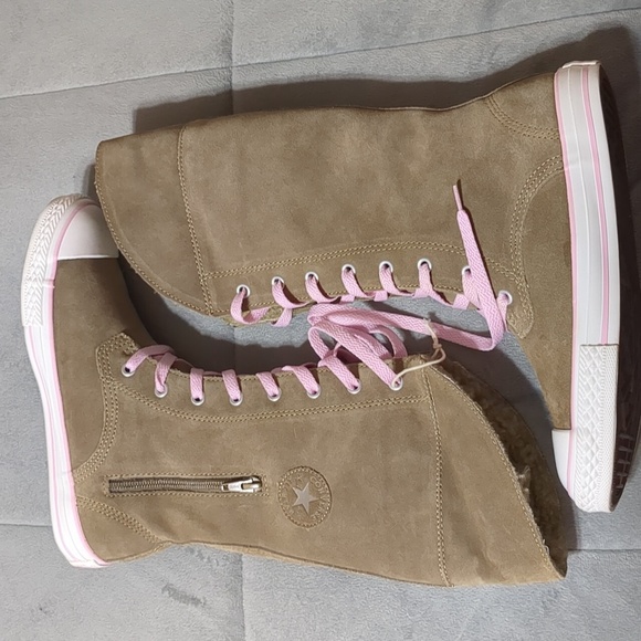 Converse Chuck Taylor Suede Sharon Boots Junior Size 4.5 - Picture 3 of 8